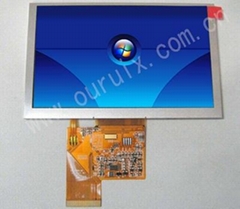 5.6 inch  LCD screen customizable touch and cover plate