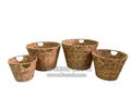 Water hyacinth basket