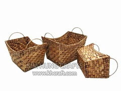 Beautiful Brown wash water hyacinth basket