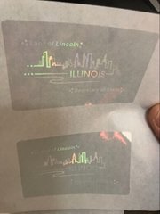 New Illinois fake ID overlay state IL hologram