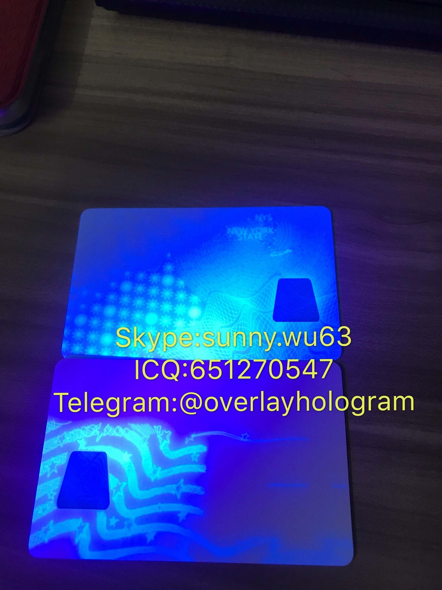 New York uv plastic card UV blank card  1