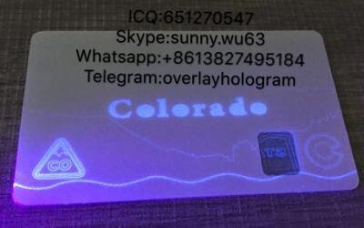 New Colorado state uv card window ID card for Colorado uv  2