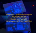 New Indiana ID card UV blank IN window