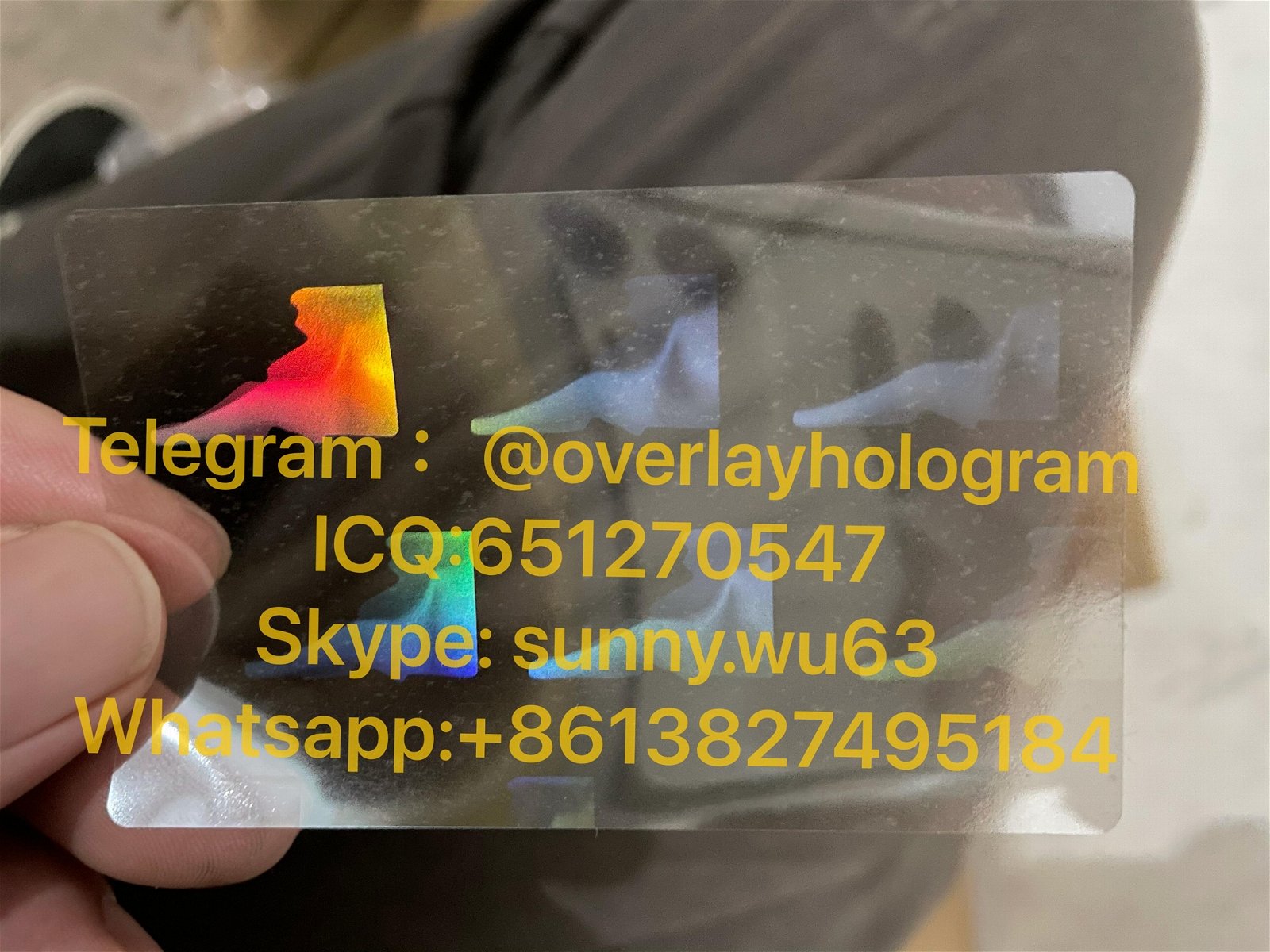 idaho ID hologram ID state driver license hologram  