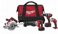 Milwauke 2694-24 M18 18-Volt 4-Tool Cordless Combo Kit