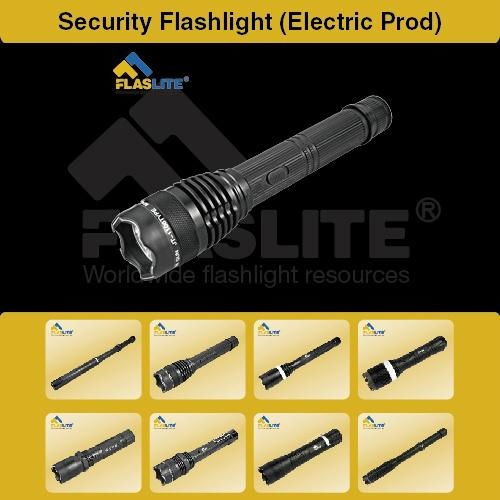 LED Security Flashlight with Electric Prod -Flaslite