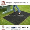 heavy duty rubber mat with many drainage