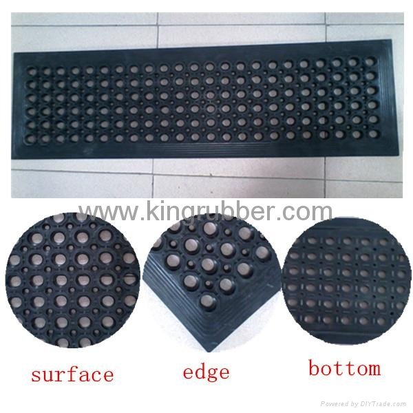 Anti-slip rubber stair mat 2