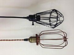 Most popular products edison vintage pendant light chandelier rustic wire cage c