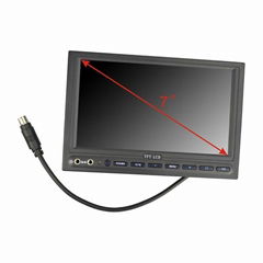 7 inch Lcd car monitor with rearview