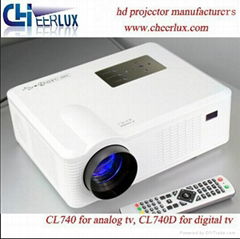 Motion Activated Digital Player Projector With hdmi usb vga tv Media Tuner