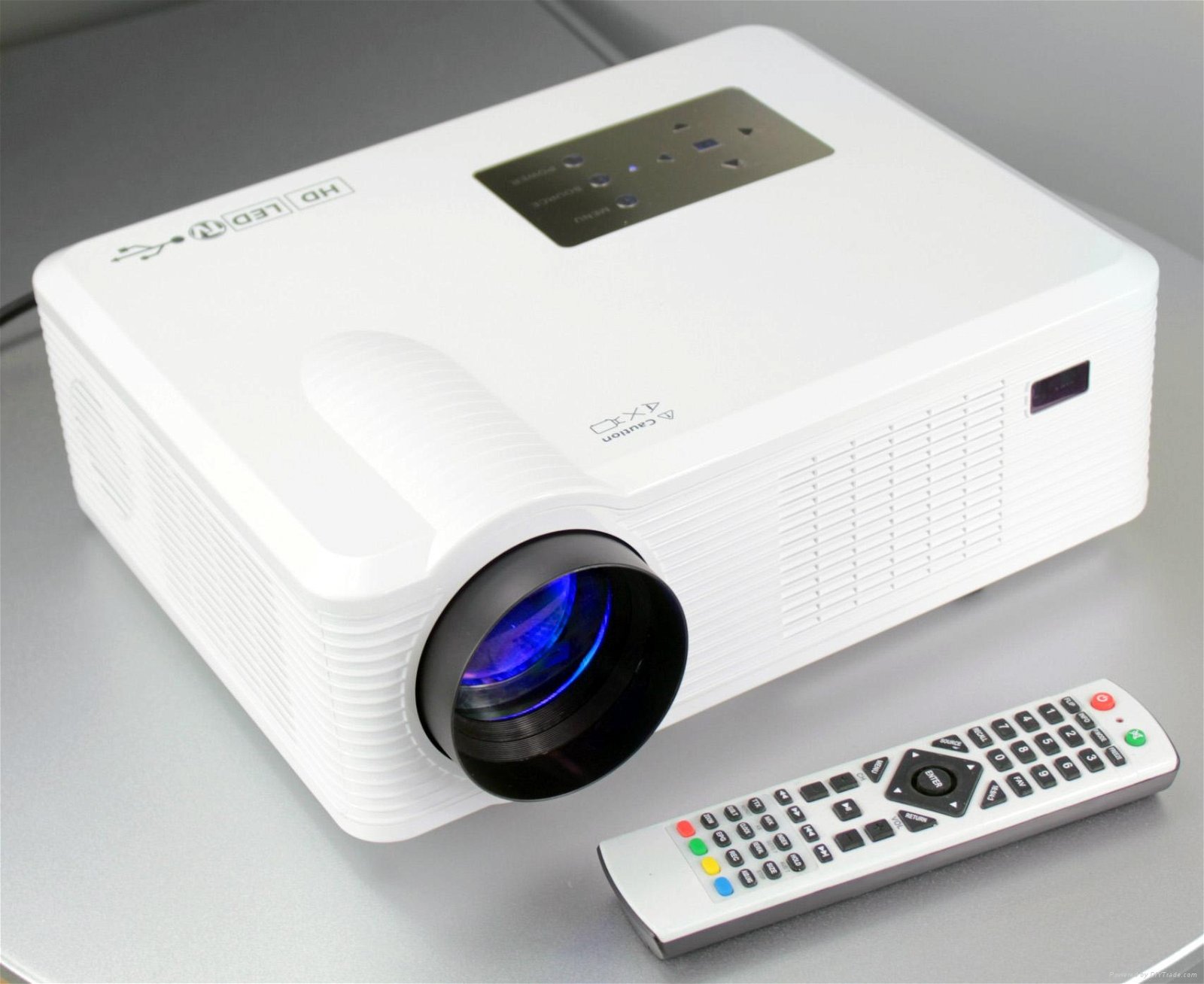 Lcd Projector Support 1080p 3D For Movie Player With hdmi usb vga tv Media Tuner 5