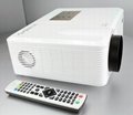 Lcd Projector Support 1080p 3D For Movie Player With hdmi usb vga tv Media Tuner 2