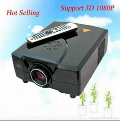 With More Multimedia Interface 800*600 Resolution Support 1080p 3d Led Projector