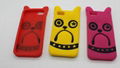 iphone 4s /5s  rubber case   silicone 4