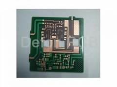 Mixed dielectric pcb