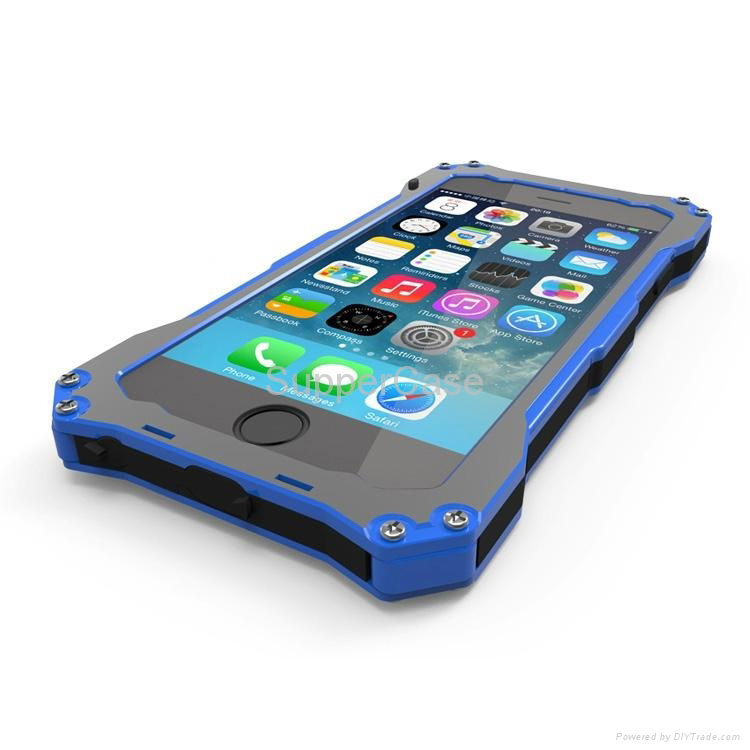 Aluminum Shockproof Cell Phone Case for iPhone 6 3