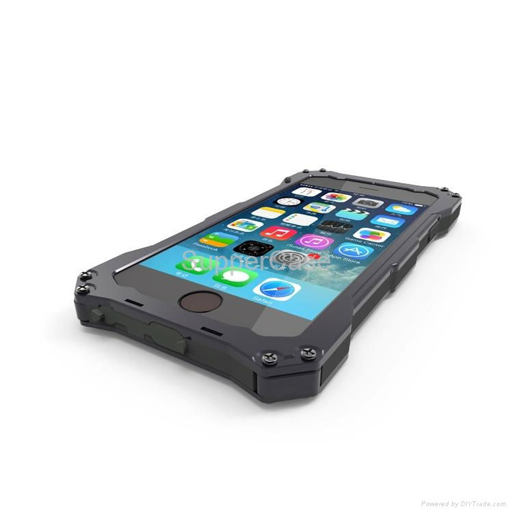 Aluminum Shockproof Cell Phone Case for iPhone 6 5