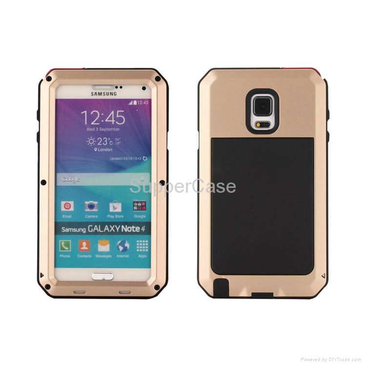 Metal Mobile Phone Case for Samsung Note 4 4