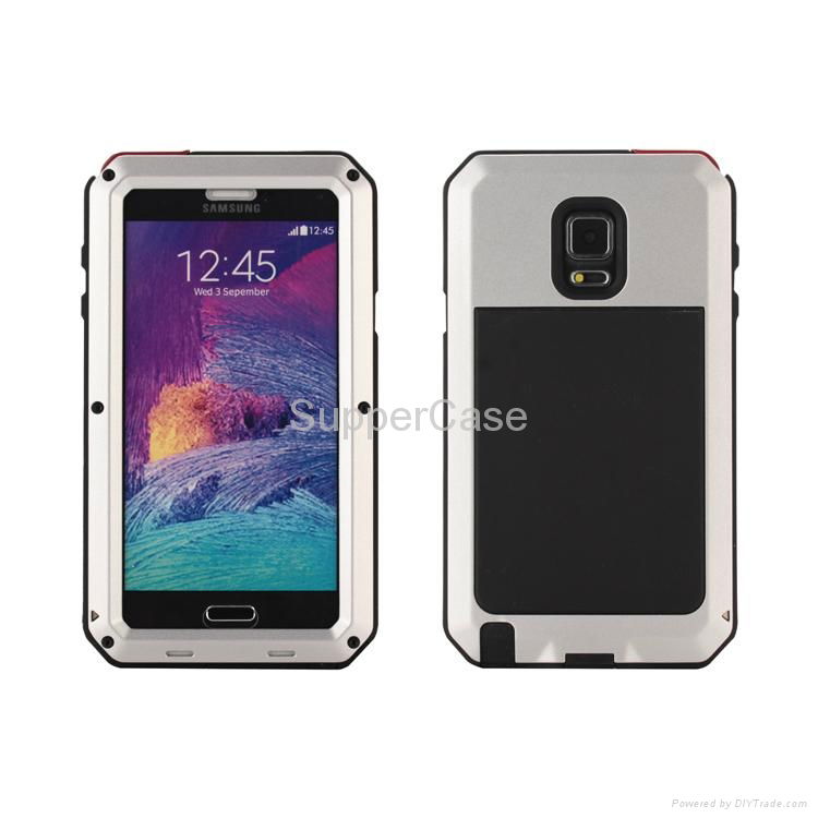 Metal Mobile Phone Case for Samsung Note 4 5