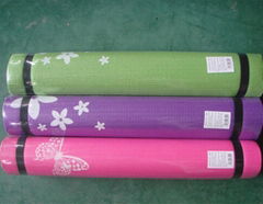 yoga mat printed