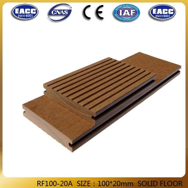 China factory environmental wpc decking floor tile wood plastic composite