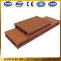 China factory environmental wpc decking floor tile wood plastic composite 4