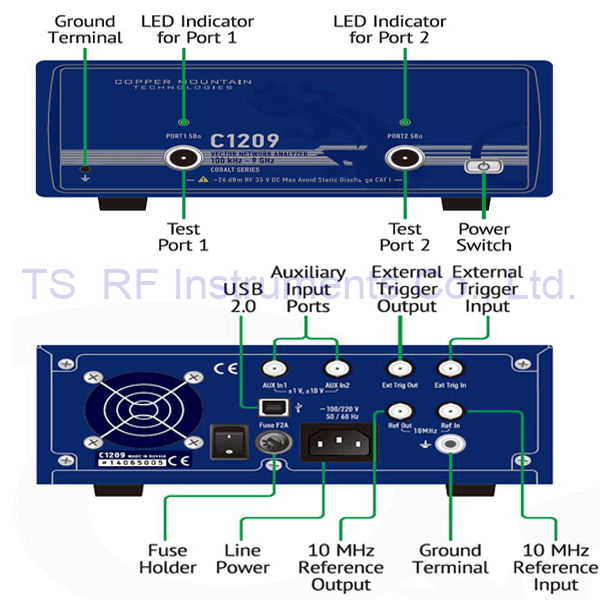 COBALT C1209  网路分析仪 (9GHz) 4