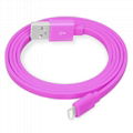 Apple MFi C48 flat sync charging USB cable from Factory 4