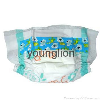 Disposable baby diapers