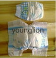 Soft Cotton Surface economic disposable baby diapers OEM Service 1