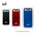 pc luxury brushed alumium for samsung galaxy s3 mini case  2