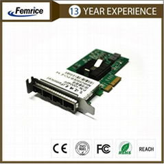 1000Mbps Quad Port Server Card Ethernet PCI-E Server Adapter