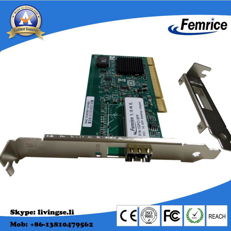 1000Mbps Single Port Ethernet PCI Interface Card Desktop PC Network Adapter