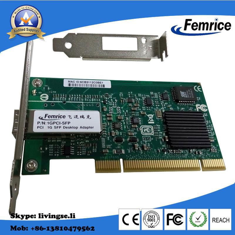 1000Mbps Single Port Ethernet PCI Interface Card Desktop PC Network Adapter 2