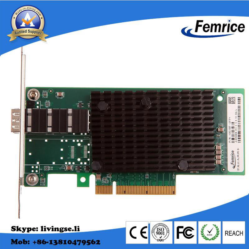 Single Port PCI-Express x4 x8 x16 Network Card for 10G Ethernet Server Adapter 2