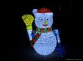 LED圣诞老人形状灯节日灯雪人