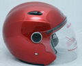 motorcycle open face helmet NEW ABS 3