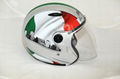 motorcycle open face helmet NEW ABS 5