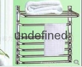 The bathroom stainless steel electric heating towel rack shelf that defend bath