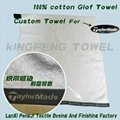 100% pure cotton golf  towel gift towel 