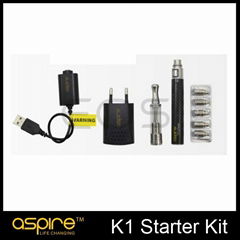 Original Aspire K1 Starter Kit BVC Coils Atomizer 900mah G Power eGo Battery Bot