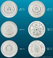 Decorative Artistic Gypsum Ceiling Flower Lamp Panel Ceiling Medallions hot sale 2