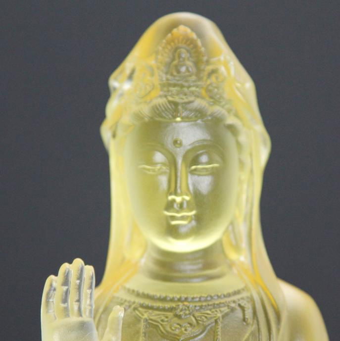 Tantric - Green Tara glass crafts Buddha statues of Buddha ornaments gift statio 2