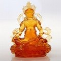 Tantric - Green Tara glass crafts Buddha statues of Buddha ornaments gift statio 1