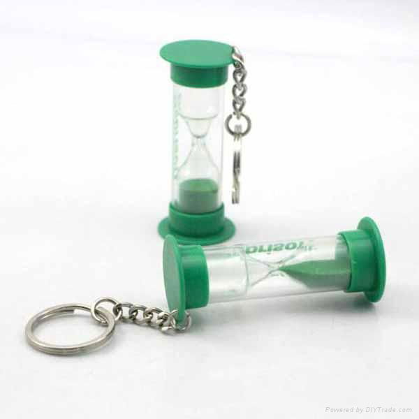 Promotion Gift Sand Timer Keychain