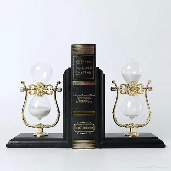 Home Decoration Sand Timer Bookends 2