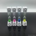 Tooth Shape Cap Smilely face sand timer hourglass 5