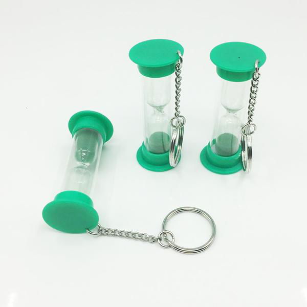 Promotion Gift Sand Timer Keychain 4