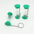 Promotion Gift Sand Timer Keychain